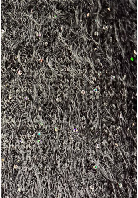 Maglia con  trasperenze e micropaillettes CECILIA BENETTI | Maglie | 92 571NERO